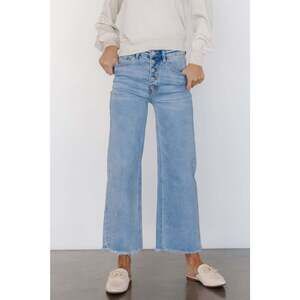 Baltic Born Brody High Rise Wide Leg Jeans | Light Wash Size 2727